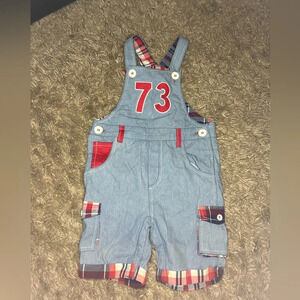 5 for $30 happy face overalls size 2T​